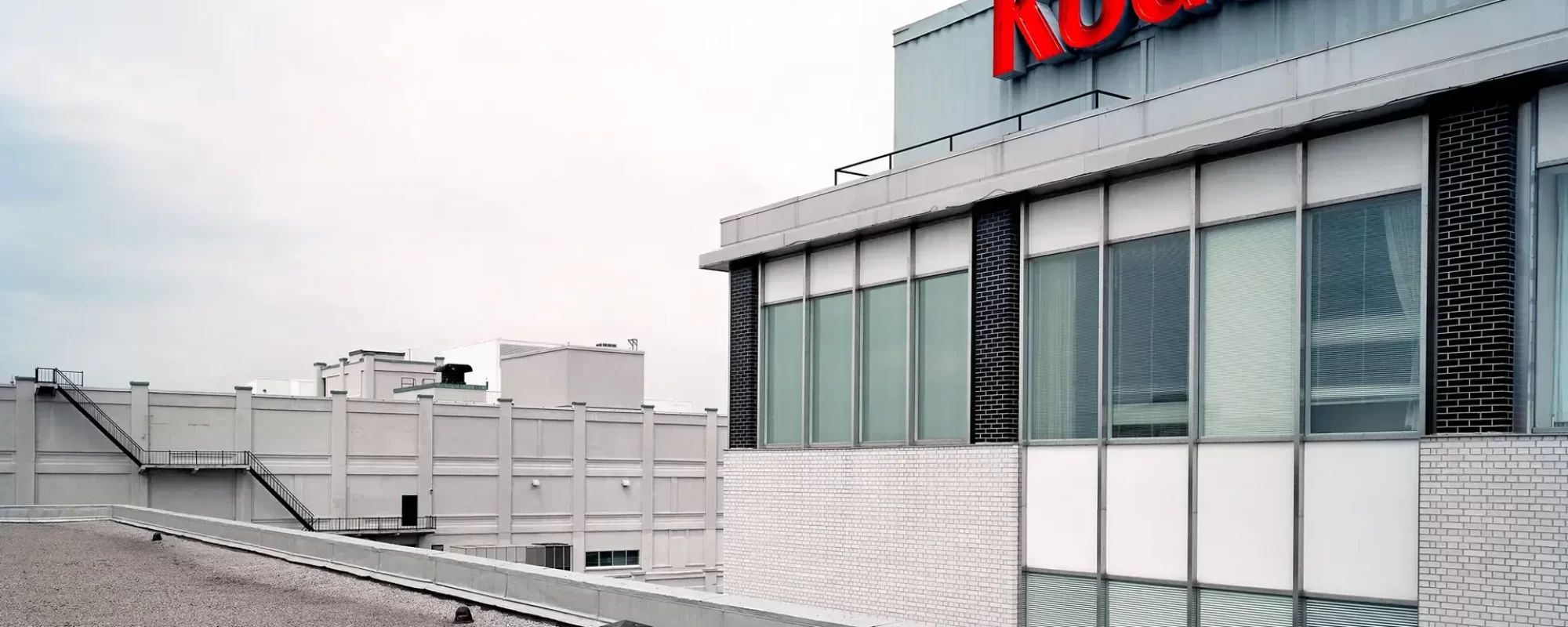 View of Building 7 and 11 From the Roof of Building 9, Kodak Canada, 2006, Chromogenic Print, 76 cm. x 99 cm.