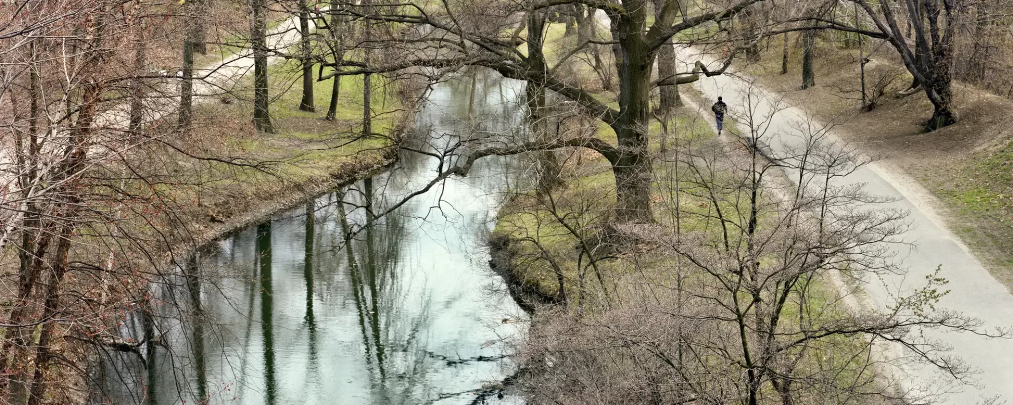 Jogger, The Muddy River, Boston, 1989
