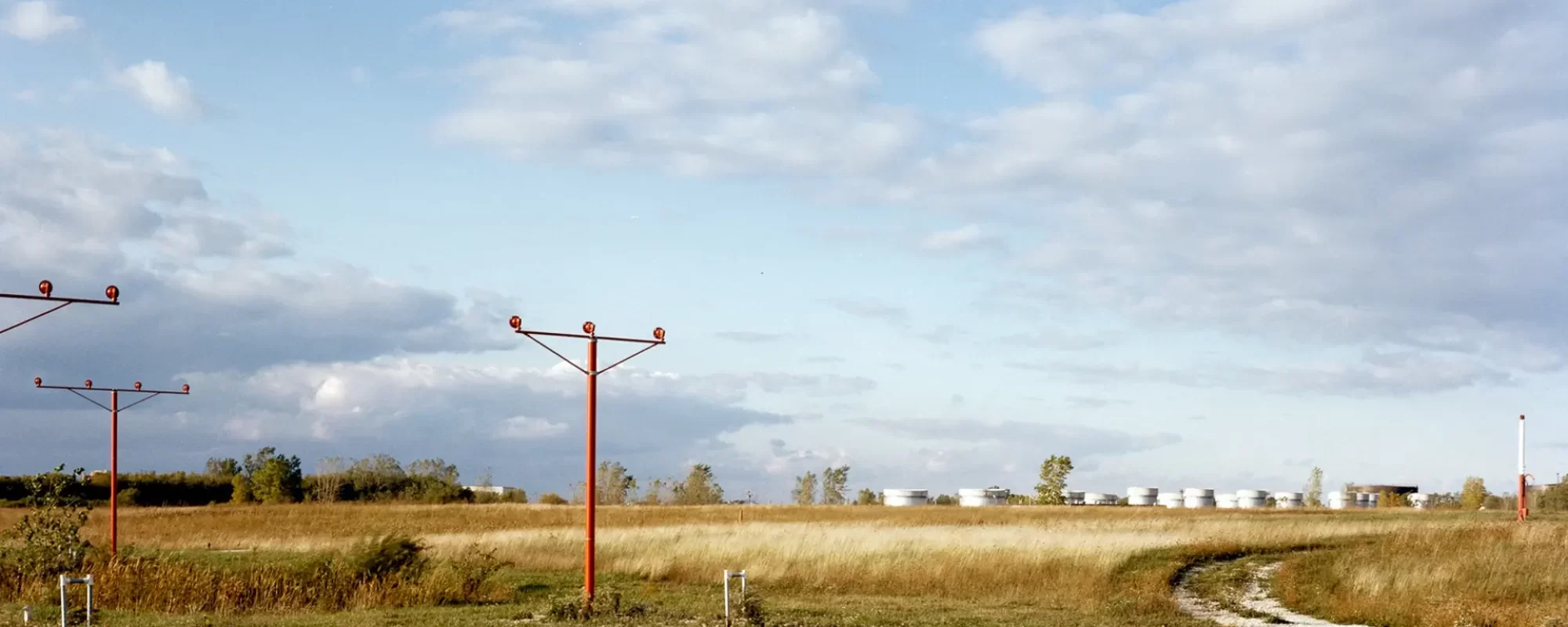 Approach Lights and Fuel Farm, 1985