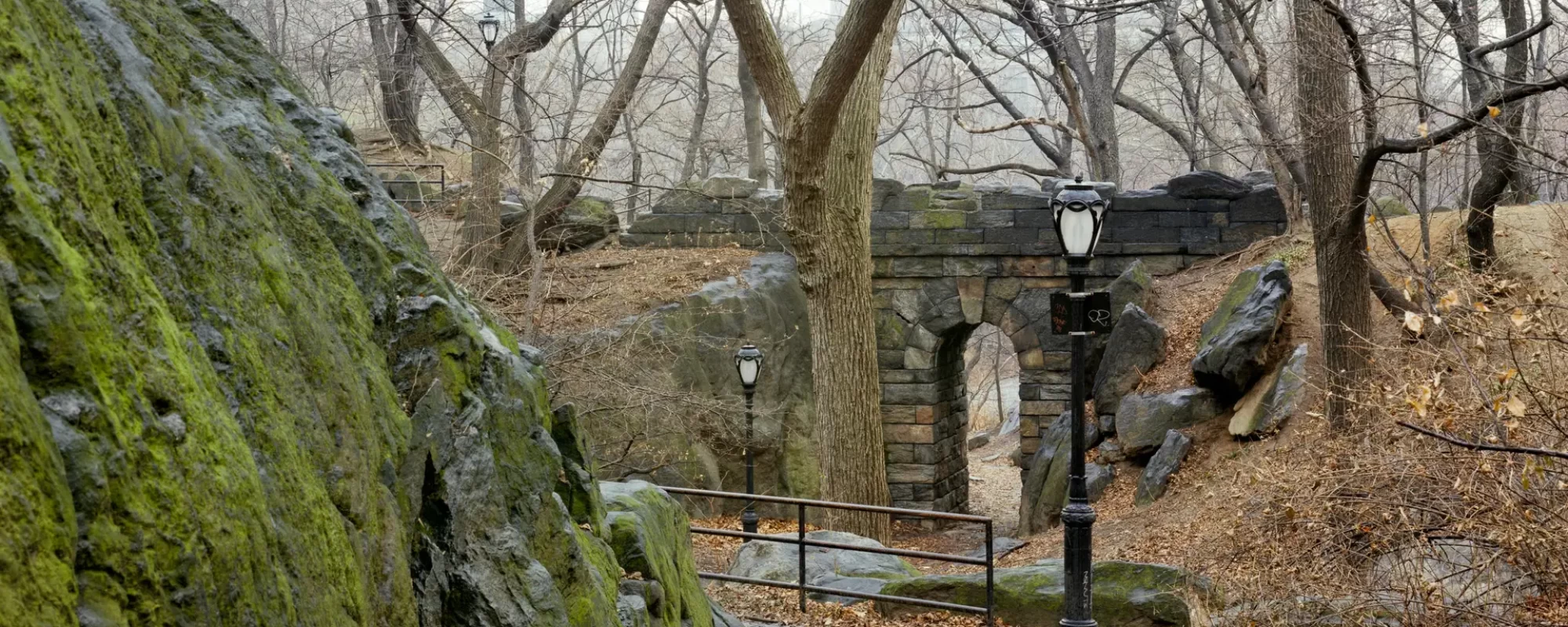 Ramble Stone Arch, Central Park, New York, 1990