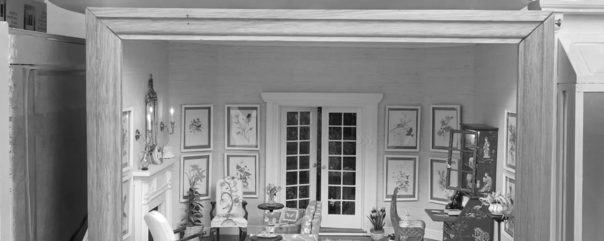 Dollhouse Room, 1983, Gelatin Silver Print, 16″ x 20″