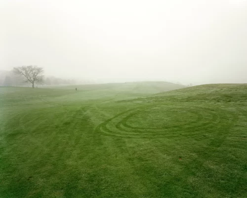 Tire Tracks, Franklin Park, Boston, 1994, 61 cm X 76 cm Chromogenic Print
